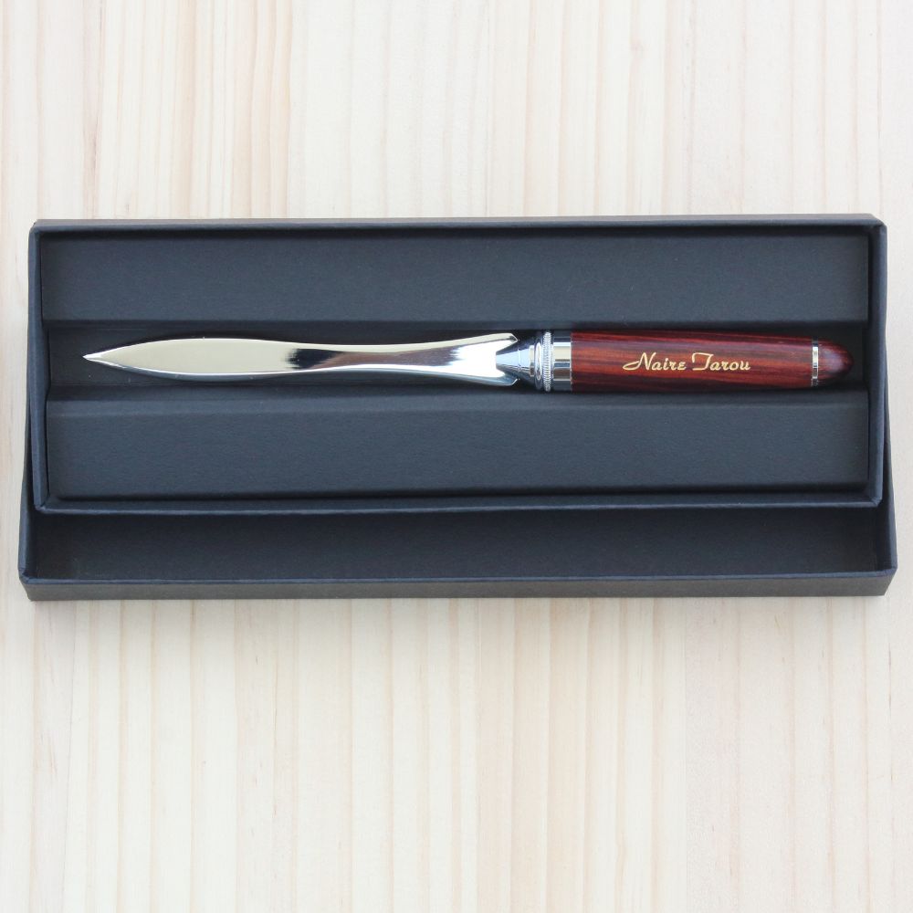 名入れ 天然木デザインペーパーナイフ | woodmax（ウッドマックス）の